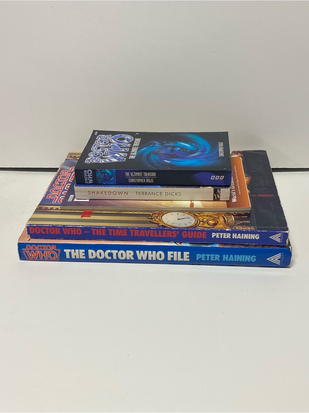 Doctor Who mixed book lot Vintage book bundle dr who whovian BBC